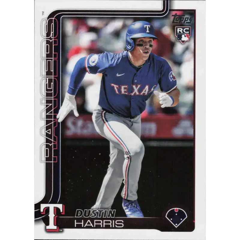 2025 Topps #374 Dustin Harris NM-MT RC Rookie Texas Rangers Baseball Card - Baseball Card Single