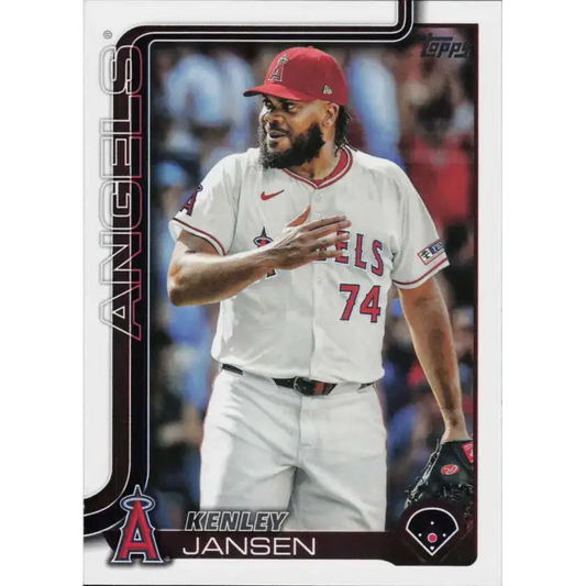 2025 Topps #375 Kenley Jansen NM-MT Los Angeles Angels Baseball Card