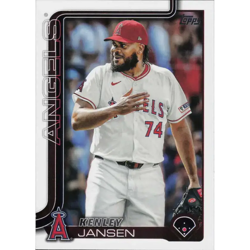 2025 Topps #375 Kenley Jansen NM-MT Los Angeles Angels Baseball Card