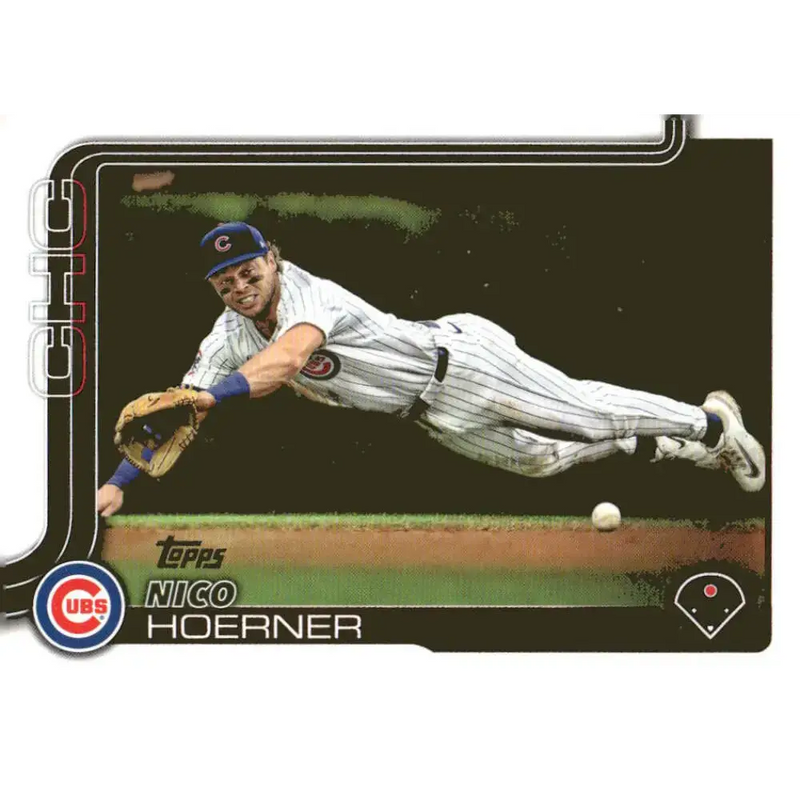 2025 Topps #38 Nico Hoerner NM-MT Chicago Cubs Baseball Card - Baseball Card Single