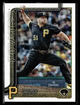 2025 Topps #381 David Bednar Canvas #/50 - Baseball Card Single