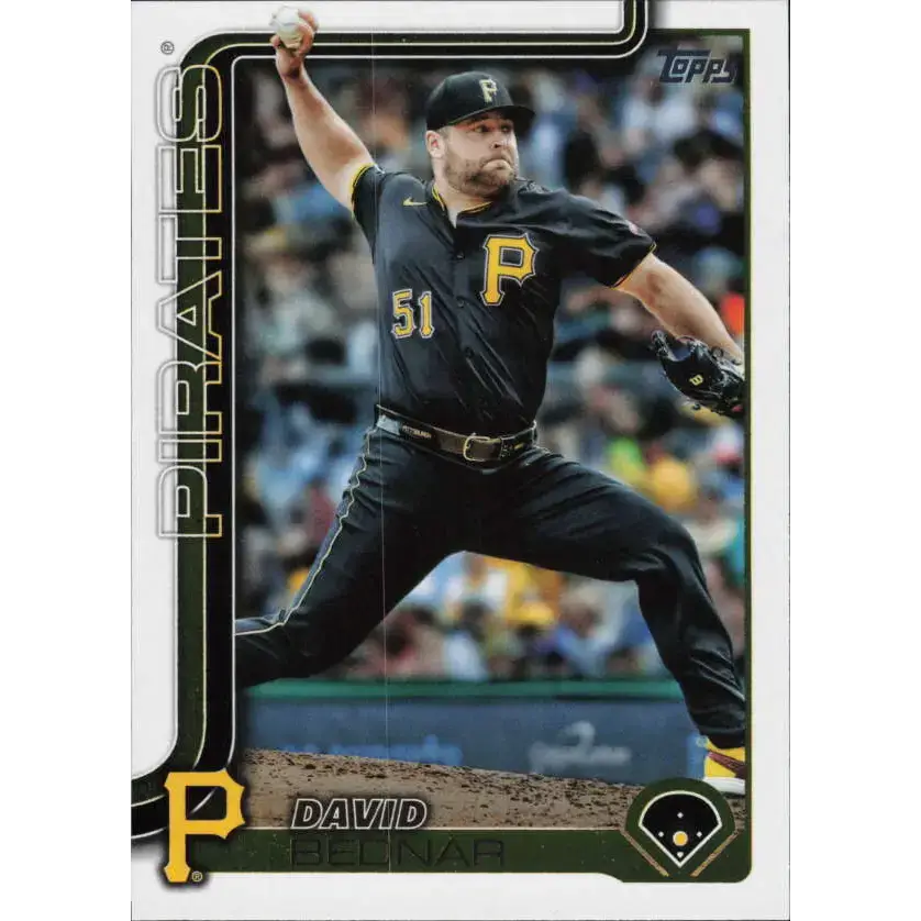 2025 Topps #381 David Bednar NM-MT Pittsburgh Pirates Baseball Card - Baseball Card Single