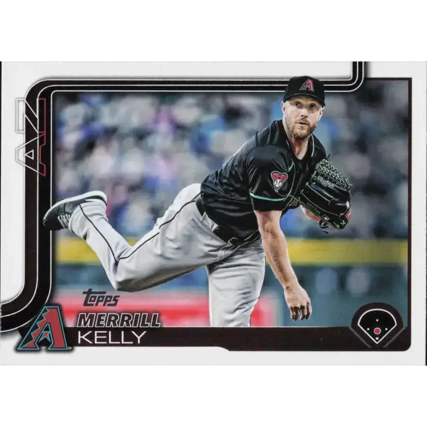 2025 Topps #382 Merrill Kelly NM-MT Arizona Diamondbacks Baseball Card - Baseball Card Single