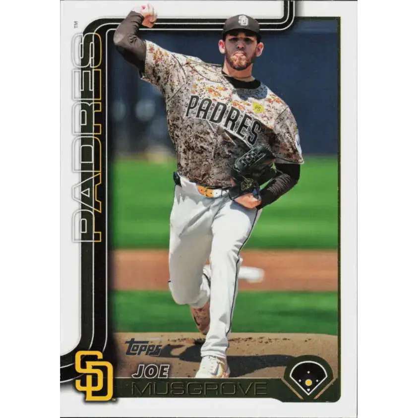 2025 Topps #385 Joe Musgrove NM-MT San Diego Padres Baseball Card - Baseball Card Single