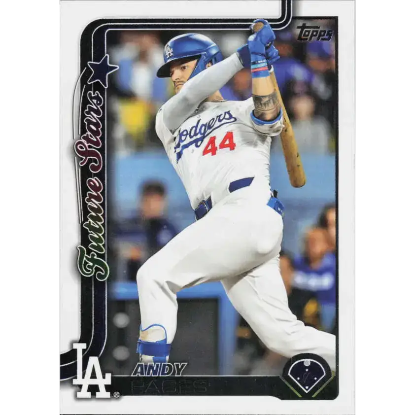 2025 Topps #388 Andy Pages NM-MT Los Angeles Dodgers Baseball Card - Baseball Card Single