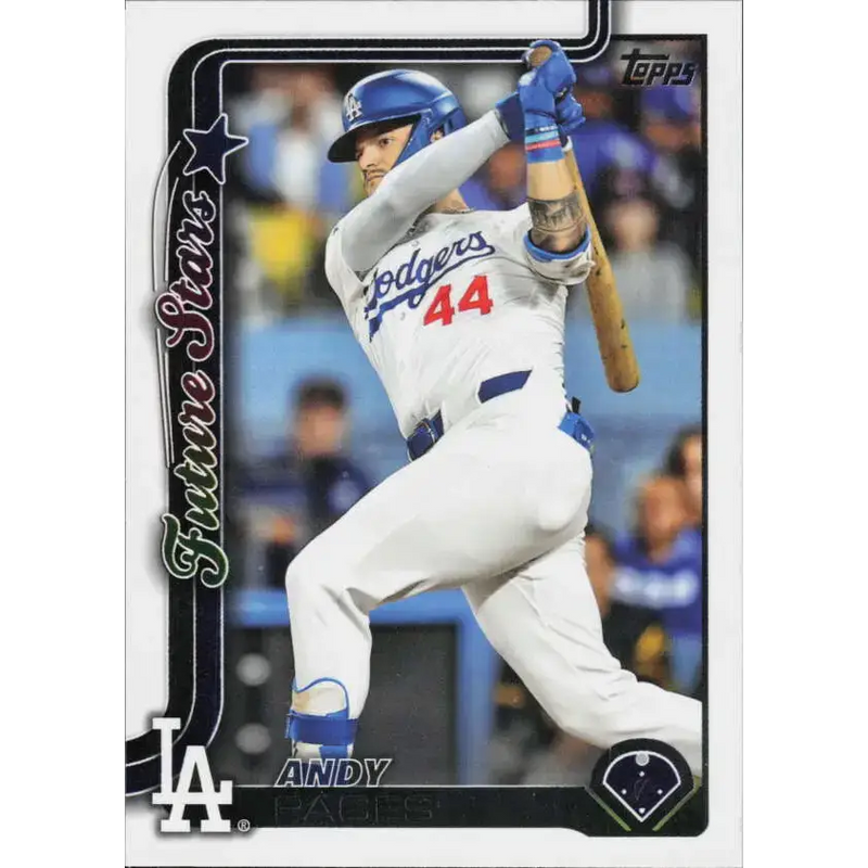 2025 Topps #388 Andy Pages NM-MT Los Angeles Dodgers Baseball Card - Baseball Card Single