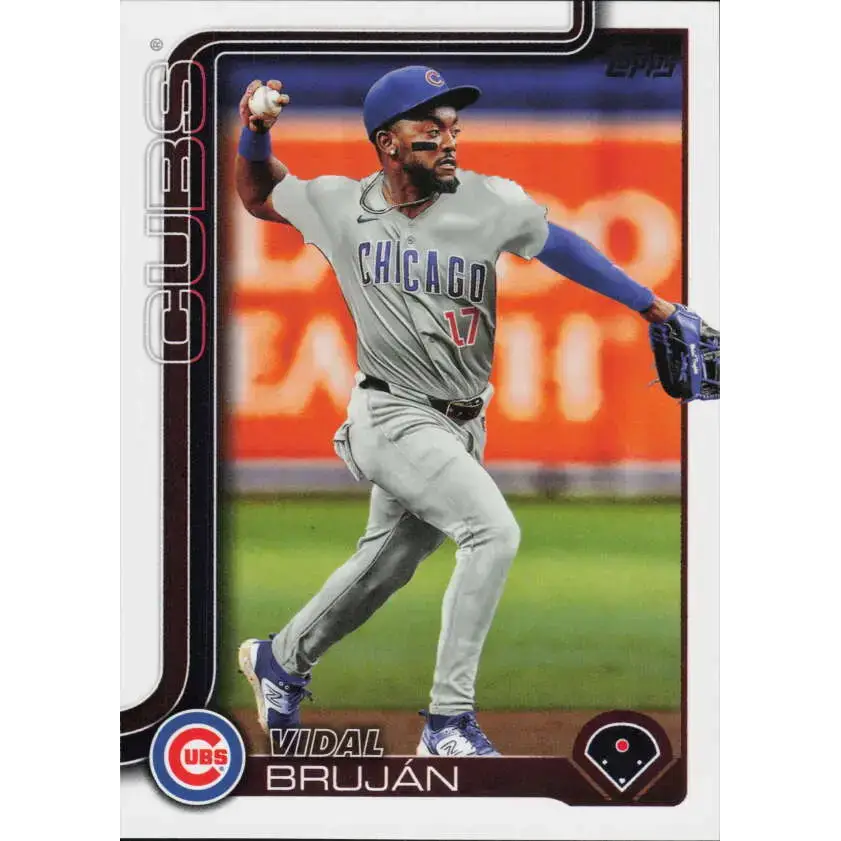 2025 Topps #390 Vidal Bruj NM-MT Chicago Cubs Baseball Card - Baseball Card Single