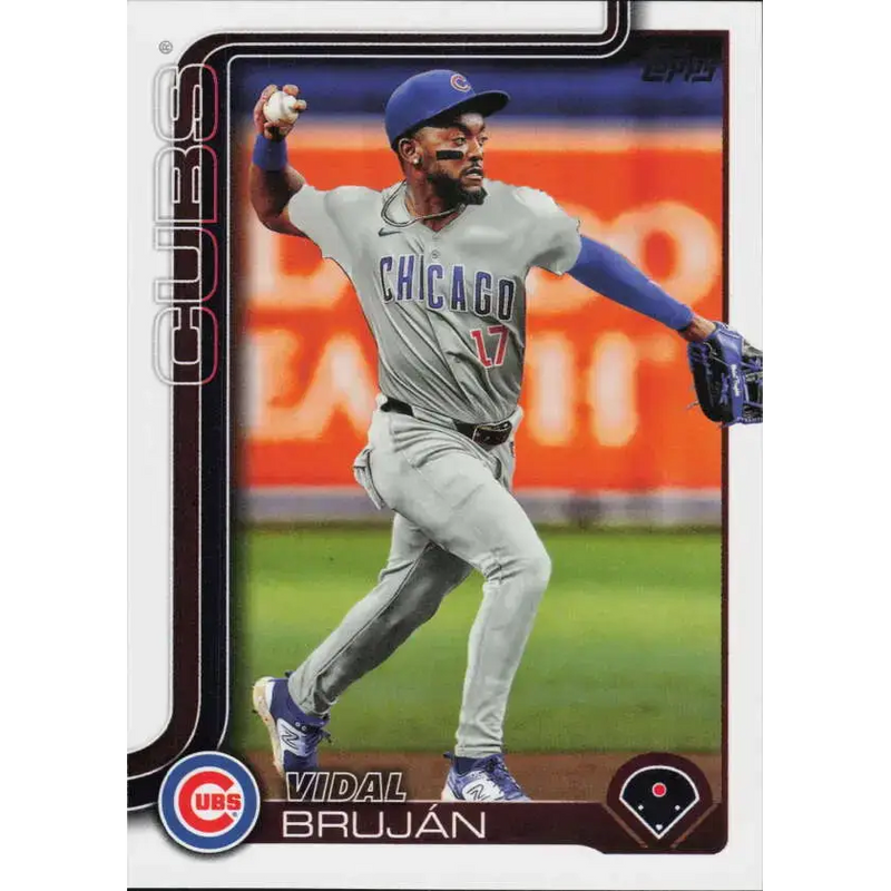 2025 Topps #390 Vidal Bruj NM-MT Chicago Cubs Baseball Card - Baseball Card Single