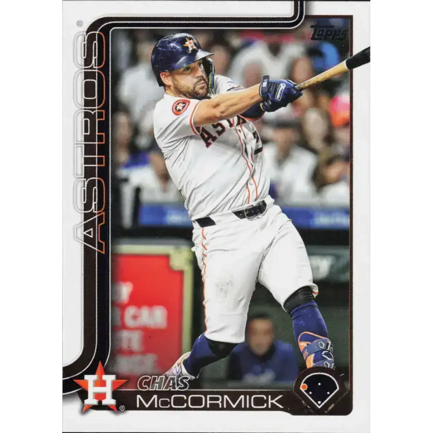 2025 Topps #391 Chas McCormick NM-MT Houston Astros Baseball Card - Baseball Card Single