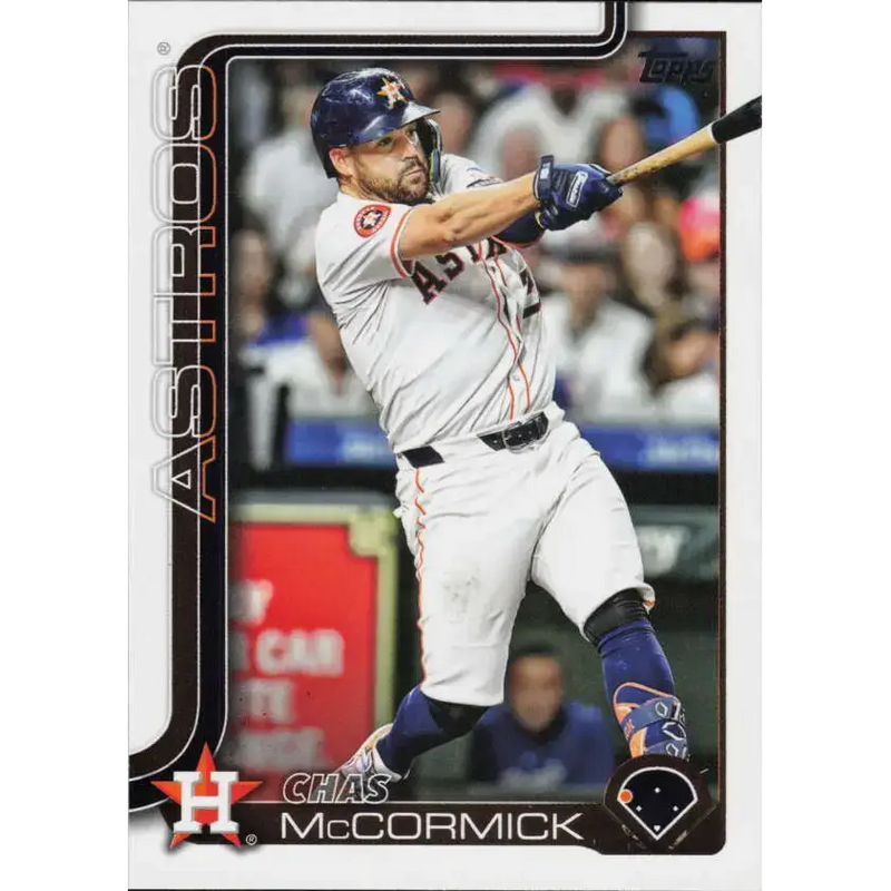 2025 Topps #391 Chas McCormick NM-MT Houston Astros Baseball Card - Baseball Card Single