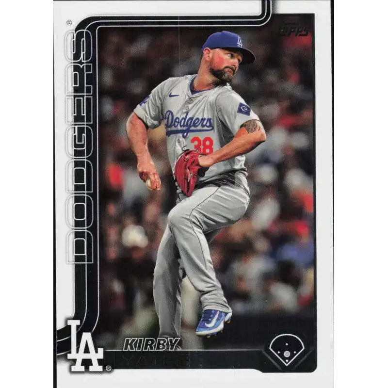 2025 Topps #397 Kirby Yates NM-MT Los Angeles Dodgers Baseball Card - Baseball Card Single
