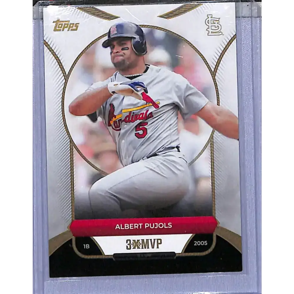 2025 Topps 3XMVP #13 Albert Pujols 2005 NM-MT St. Louis Cardinals - Baseball Card Single