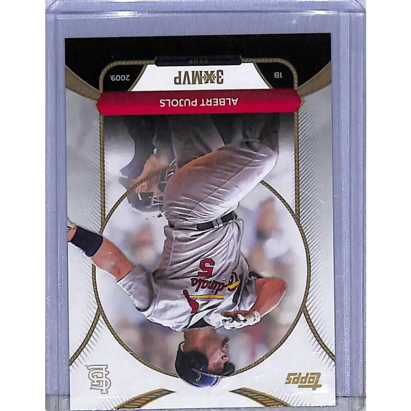 2025 Topps 3XMVP #15 Albert Pujols 2009 NM-MT St. Louis Cardinals - Baseball Card Single