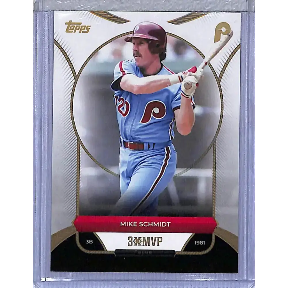 2025 Topps 3XMVP #17 Mike Schmidt NM-MT Philadelphia Phillies - Baseball Card Single