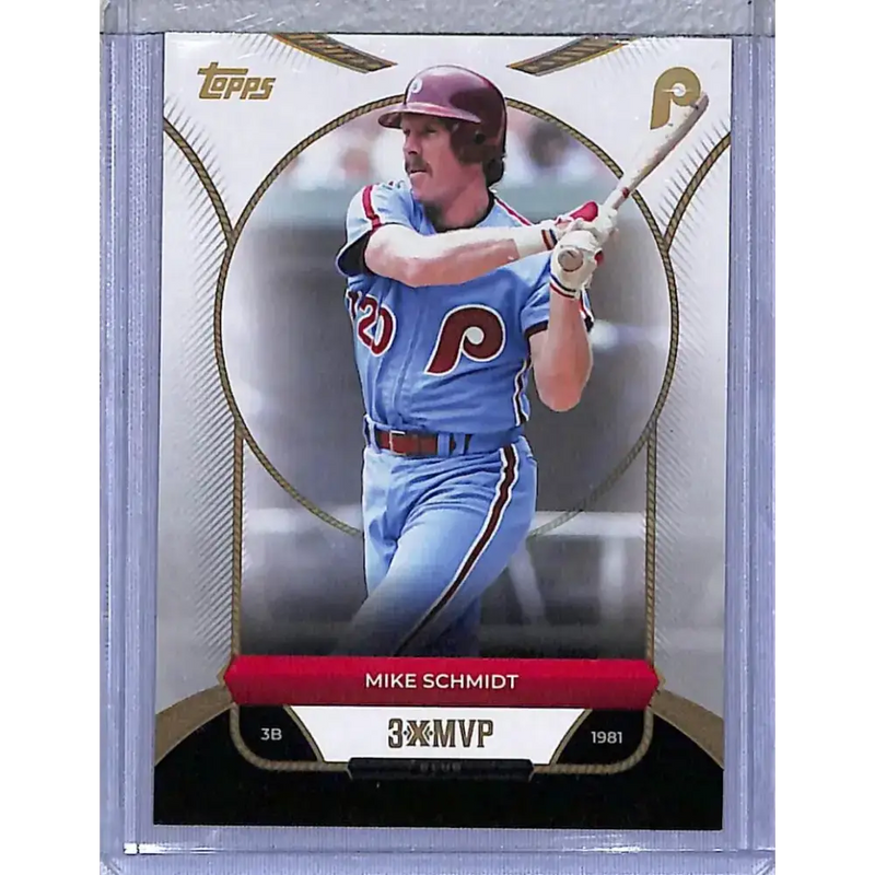 2025 Topps 3XMVP #17 Mike Schmidt NM-MT Philadelphia Phillies - Baseball Card Single