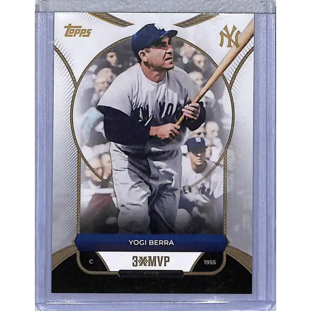 2025 Topps 3XMVP #24 Yogi Berra 1955 NM-MT New York Yankees - Baseball Card Single