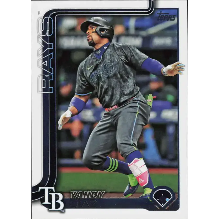 2025 Topps #402 Yandy Diaz NM-MT Tampa Bay Rays Baseball Card - Baseball Card Single