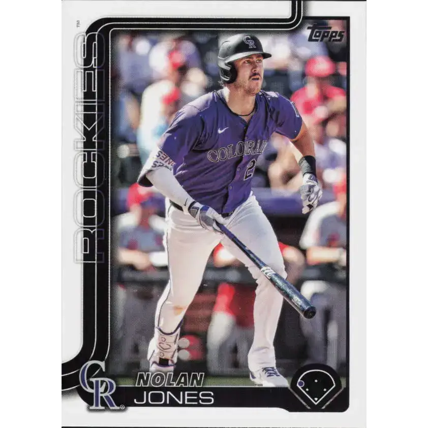 2025 Topps #403 Nolan Jones NM-MT Colorado Rockies Baseball Card - Baseball Card Single