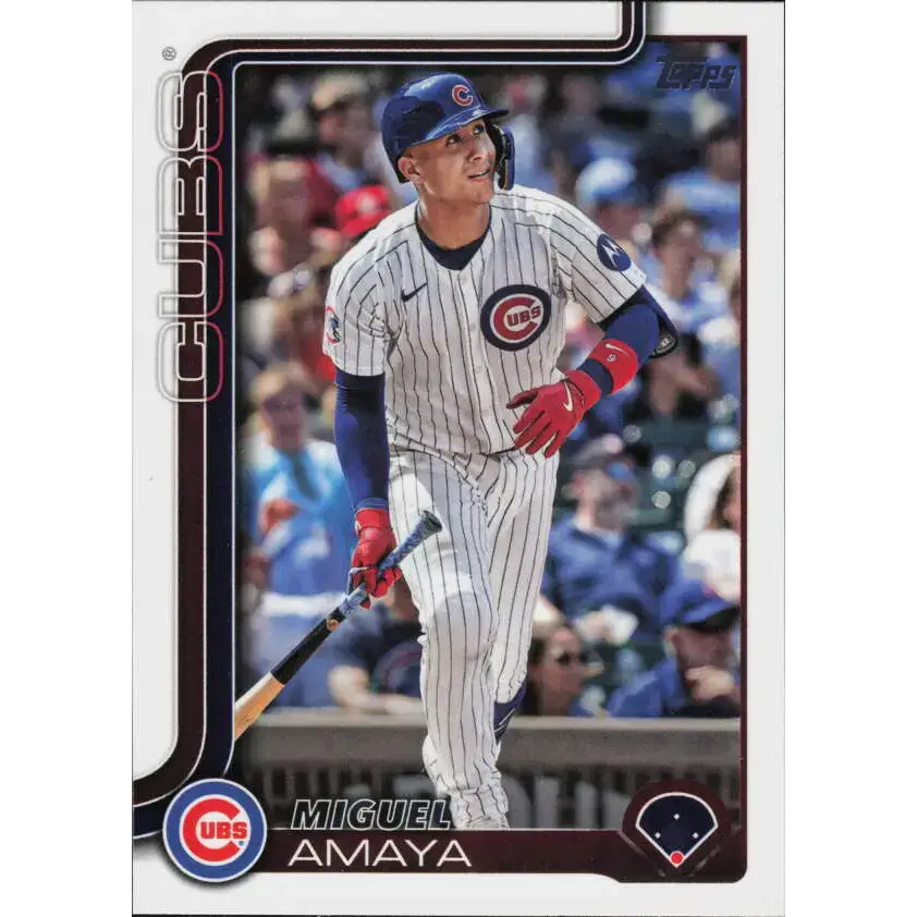 2025 Topps #406 Miguel Amaya NM-MT Chicago Cubs Baseball Card