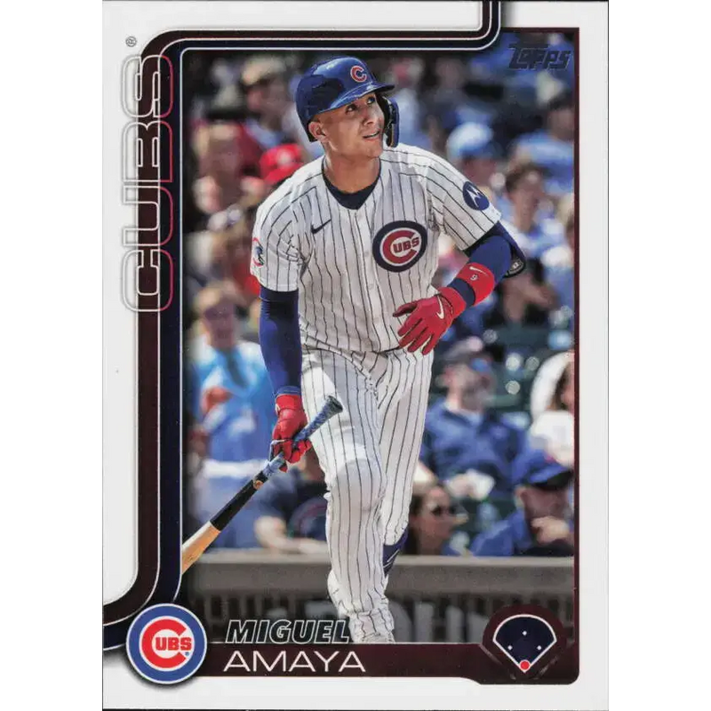 2025 Topps #406 Miguel Amaya NM-MT Chicago Cubs Baseball Card