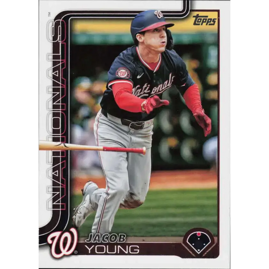 2025 Topps #413 Jacob Young NM-MT Washington Nationals Baseball Card