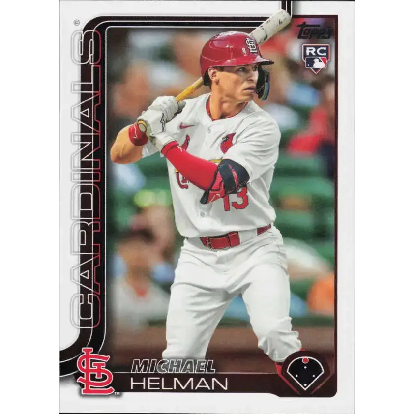 2025 Topps #418 Michael Helman NM-MT RC Rookie St. Louis Cardinals Baseball Card - Baseball Card Single