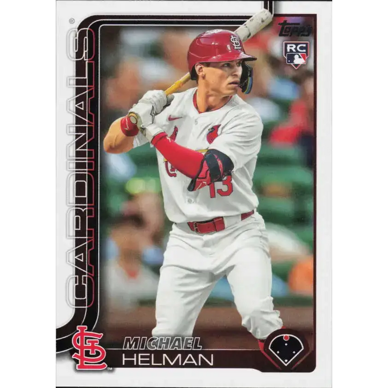 2025 Topps #418 Michael Helman NM-MT RC Rookie St. Louis Cardinals Baseball Card - Baseball Card Single