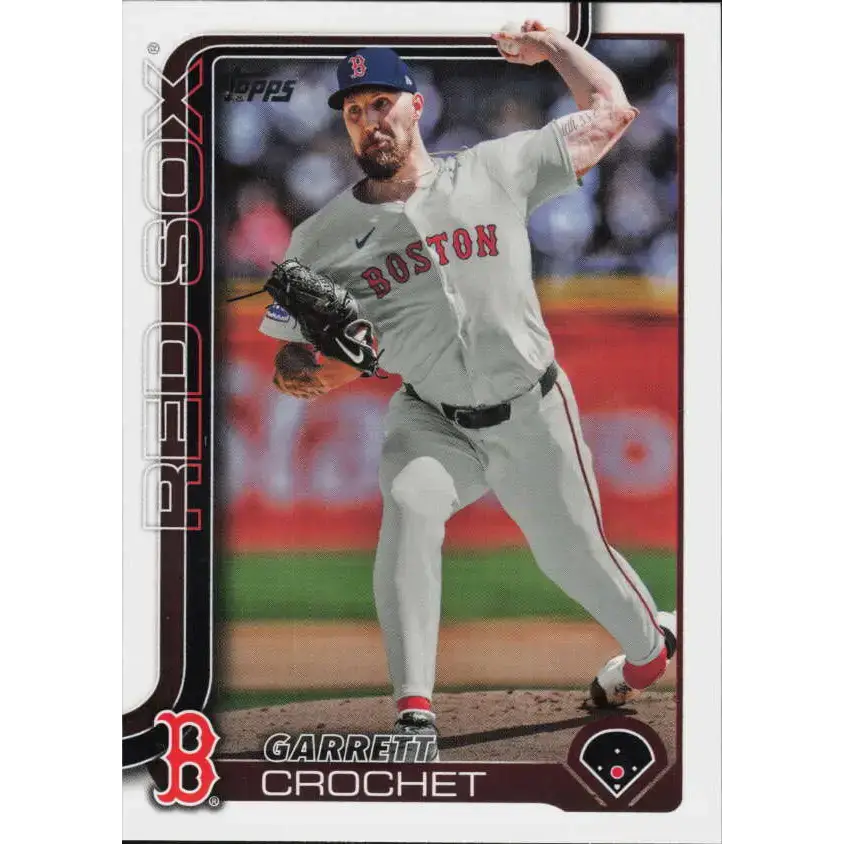 2025 Topps #419 Garrett Crochet NM-MT Boston Red Sox Baseball Card - Baseball Card Single