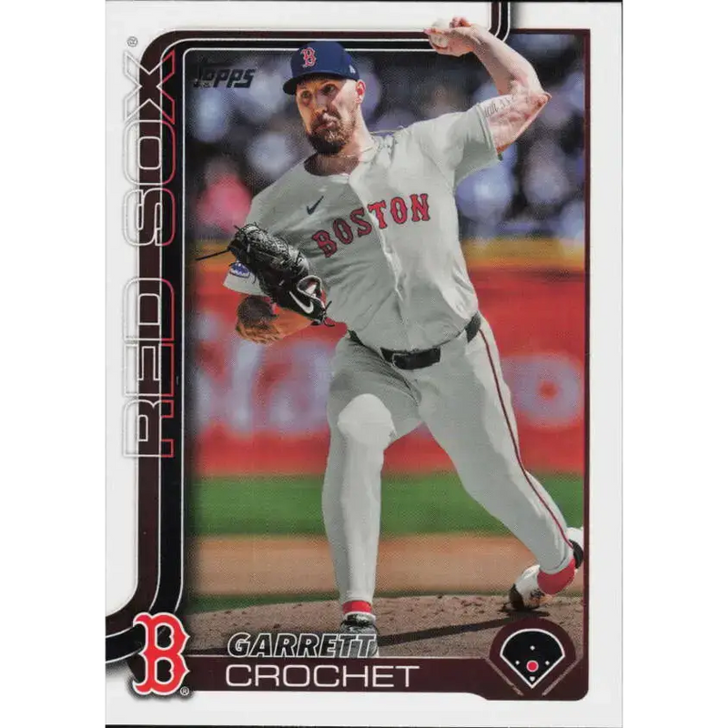 2025 Topps #419 Garrett Crochet NM-MT Boston Red Sox Baseball Card - Baseball Card Single