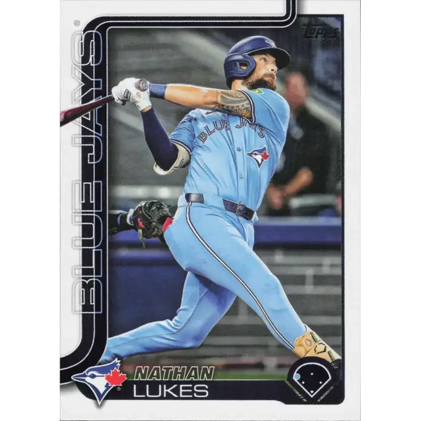 2025 Topps #420 Nathan Lukes NM-MT Toronto Blue Jays Baseball Card - Baseball Card Single