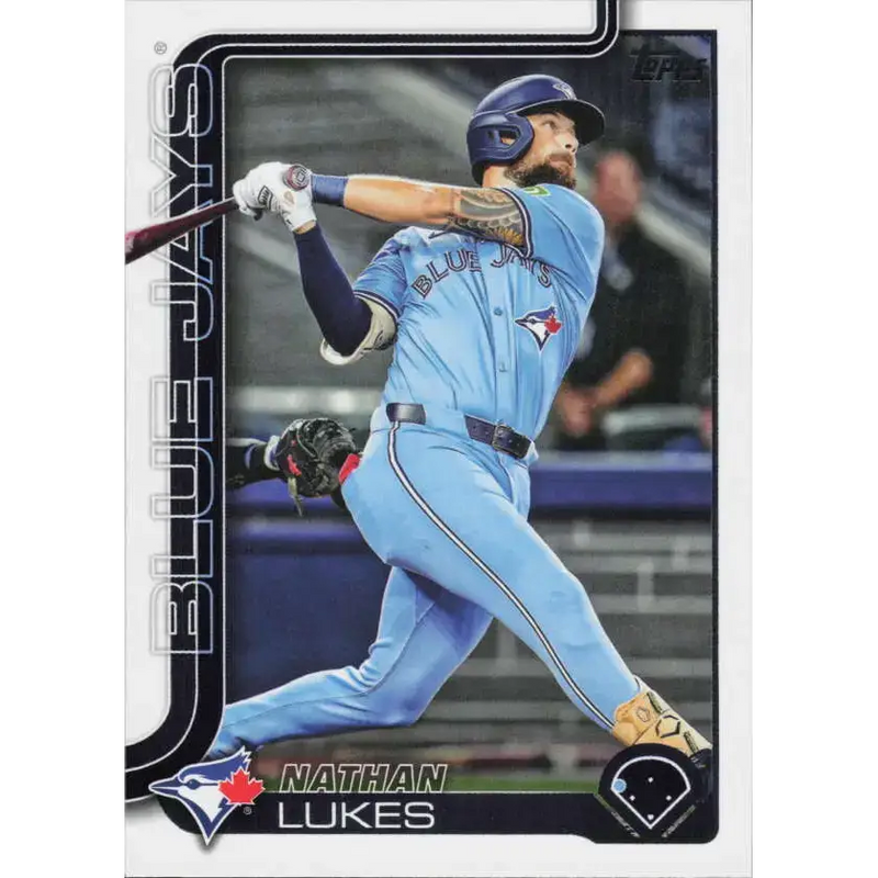 2025 Topps #420 Nathan Lukes NM-MT Toronto Blue Jays Baseball Card - Baseball Card Single