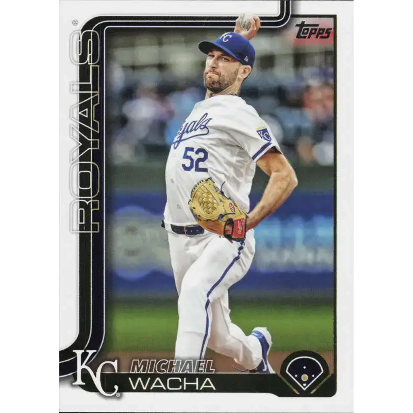 2025 Topps #421 Michael Wacha NM-MT Kansas City Royals Baseball Card - Baseball Card Single