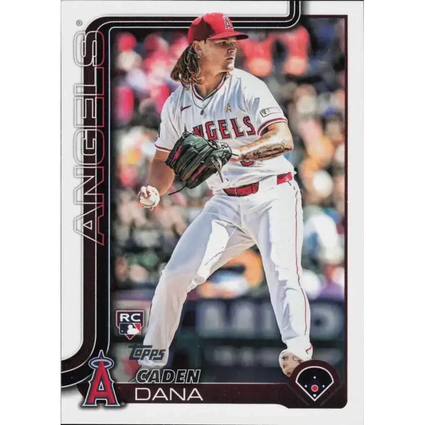 2025 Topps #422 Caden Dana NM-MT RC Rookie Los Angeles Angels Baseball Card - Baseball Card Single