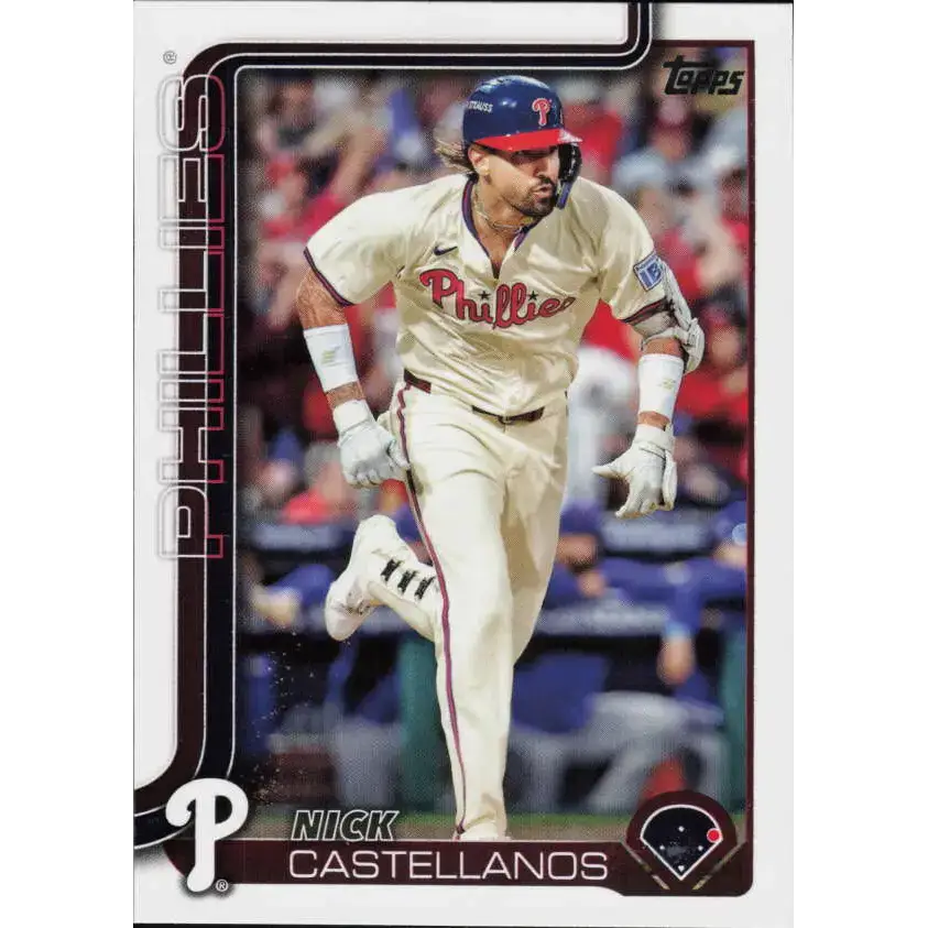 2025 Topps #427 Nick Castellanos NM-MT Philadelphia Phillies Baseball Card - Baseball Card Single