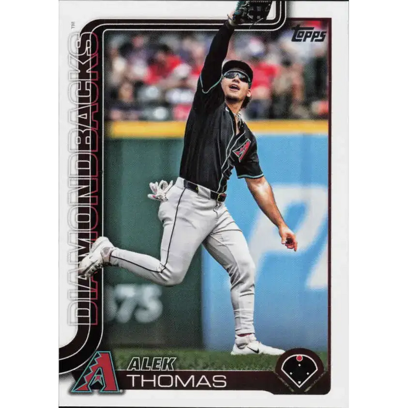 2025 Topps #428 Alek Thomas NM-MT Arizona Diamondbacks Baseball Card - Baseball Card Single
