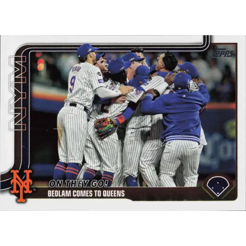 2025 Topps #432 Brandon Nimmo NM-MT New York Mets Baseball Card - Baseball Card Single