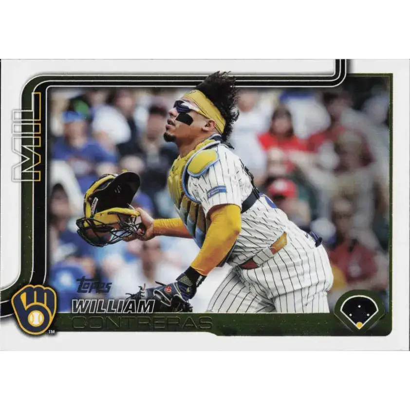 2025 Topps #433 William Contreras NM-MT Milwaukee Brewers Baseball Card