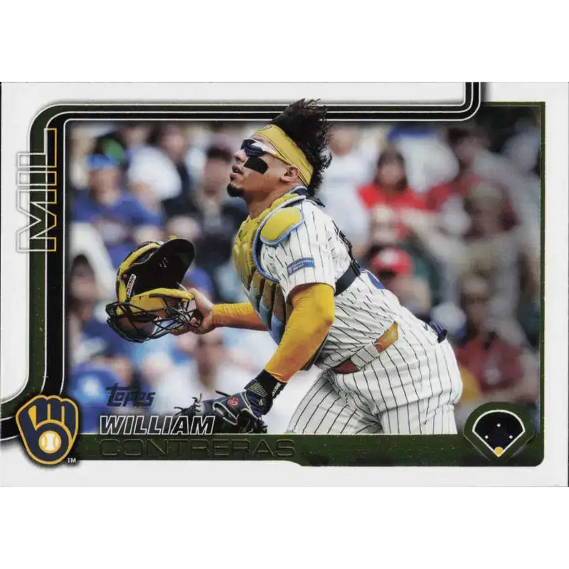 2025 Topps #433 William Contreras NM-MT Milwaukee Brewers Baseball Card