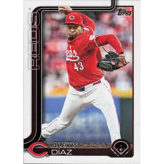 2025 Topps #434 Alexis Diaz NM-MT Cincinnati Reds Baseball Card - Baseball Card Single