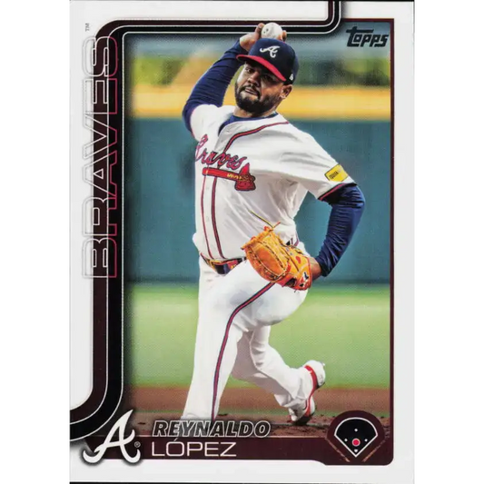 2025 Topps #435 Reynaldo Lopez NM-MT Atlanta Braves Baseball Card - Baseball Card Single