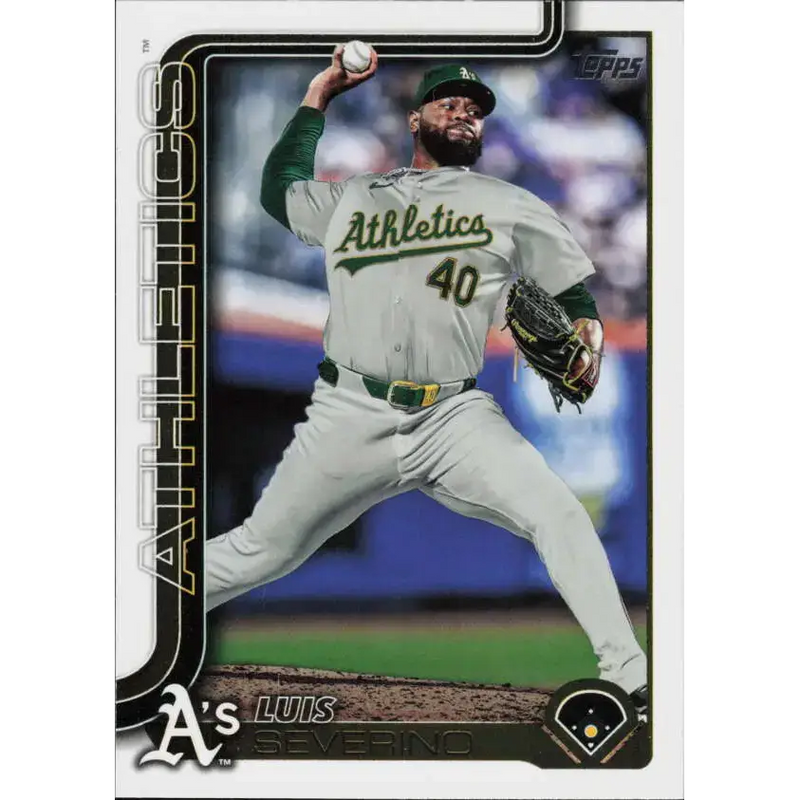 2025 Topps #437 Luis Severino NM-MT Athletics Baseball Card - Baseball Card Single