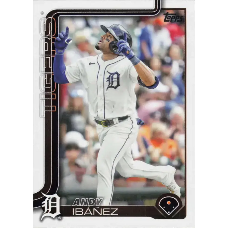 2025 Topps #442 Andy Ibanez NM-MT Detroit Tigers Baseball Card - Baseball Card Single