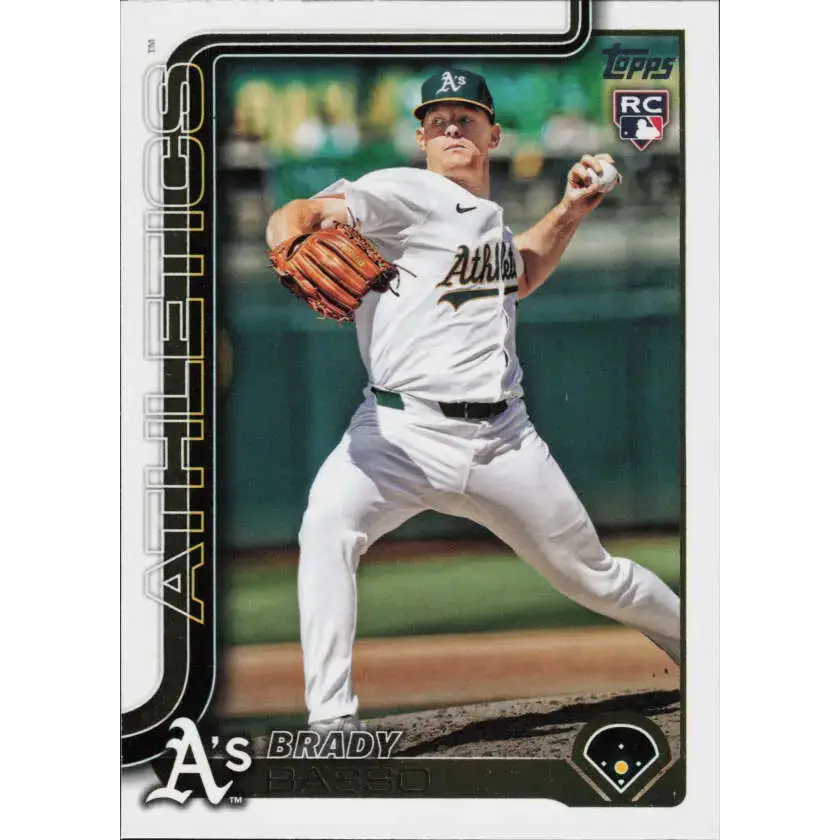 2025 Topps #443 Brady Basso NM-MT RC Rookie Athletics Baseball Card - Baseball Card Single