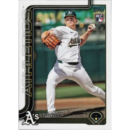 2025 Topps #443 Brady Basso NM-MT RC Rookie Athletics Baseball Card - Baseball Card Single