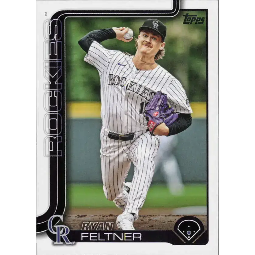2025 Topps #444 Ryan Feltner NM-MT Colorado Rockies Baseball Card - Baseball Card Single