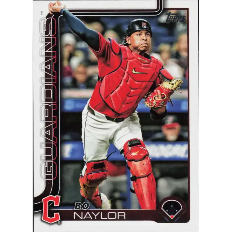2025 Topps #446 Bo Naylor NM-MT Cleveland Guardians Baseball Card - Baseball Card Single