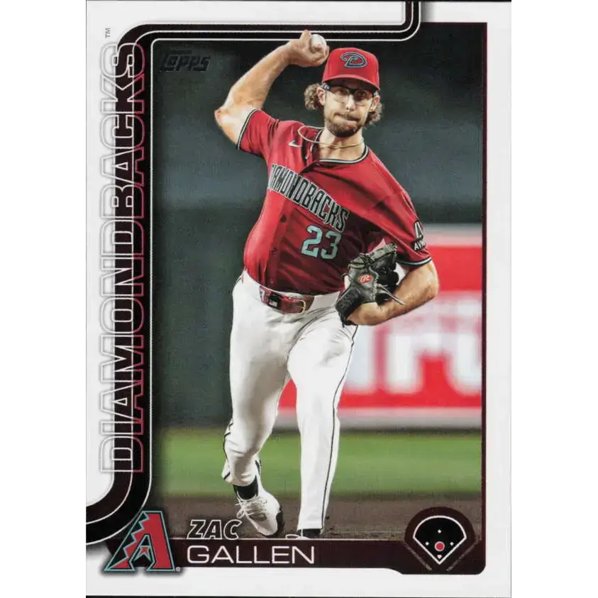 2025 Topps #448 Zac Gallen NM-MT Arizona Diamondbacks Baseball Card - Baseball Card Single