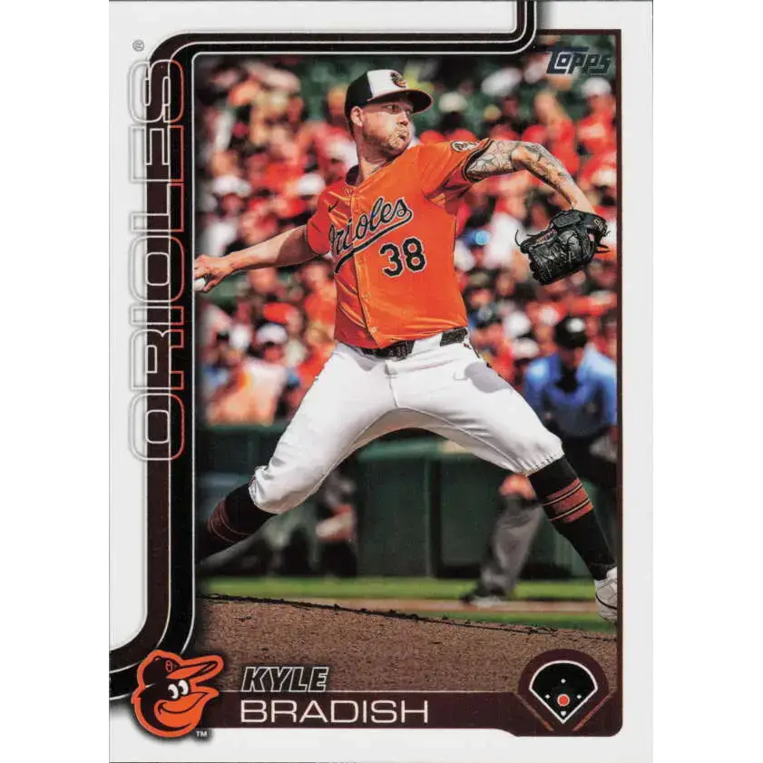 2025 Topps #449 Kyle Bradish NM-MT Baltimore Orioles Baseball Card - Baseball Card Single