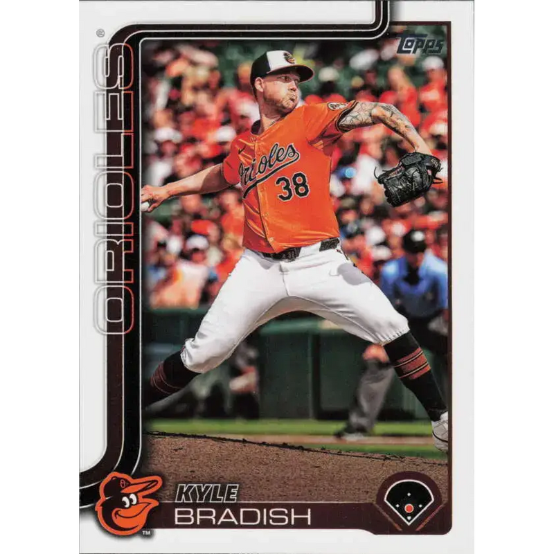 2025 Topps #449 Kyle Bradish NM-MT Baltimore Orioles Baseball Card - Baseball Card Single