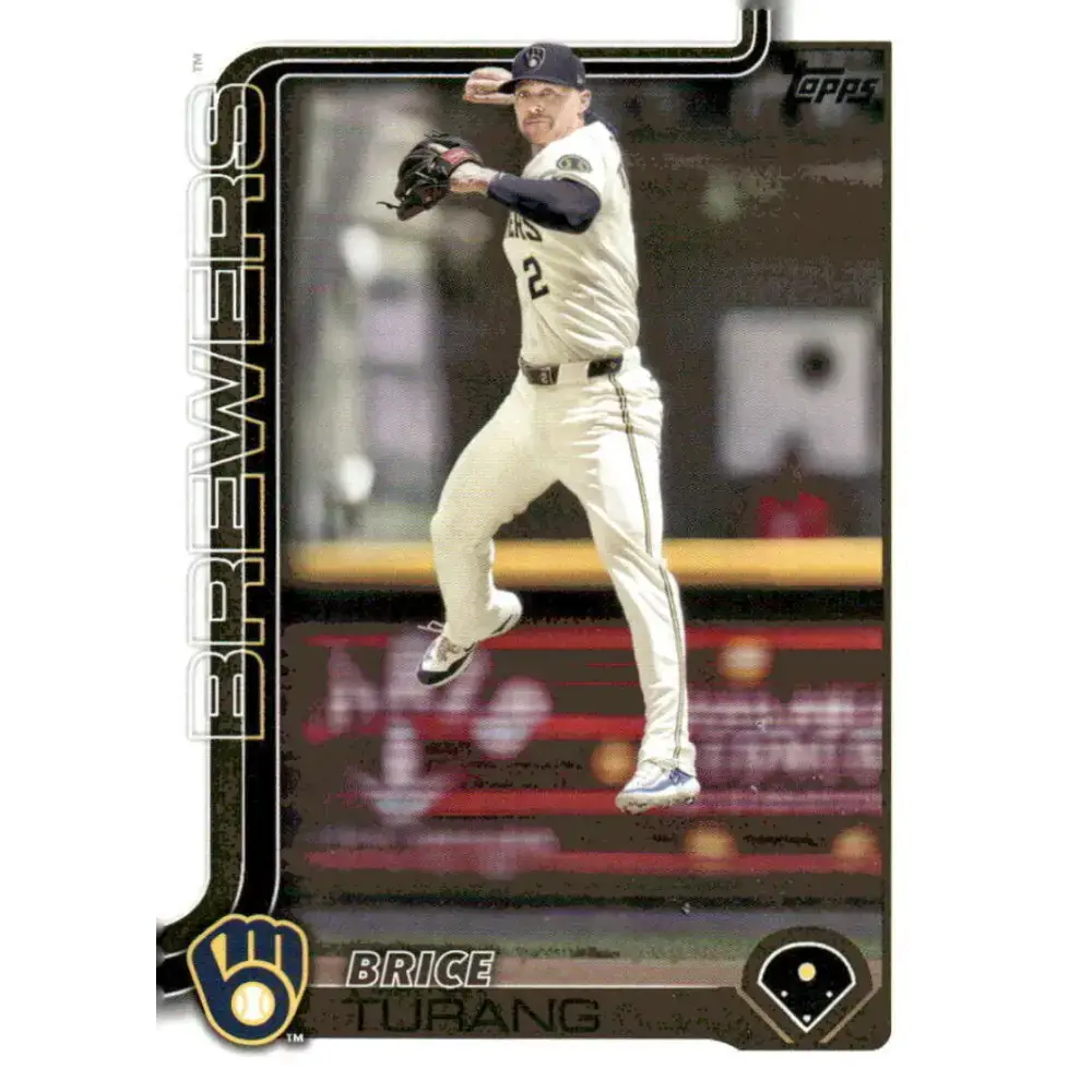 2025 Topps #45 Brice Turang NM-MT Milwaukee Brewers Baseball Card - Baseball Card Single